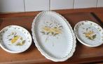 PORCELAINE ITALIENNE 3 PLATS DE SERVICE "Vintage", Antiquités & Art, Enlèvement