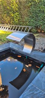 Inox watervalfontein, Tuin en Terras, Ophalen, Inox, Waterval
