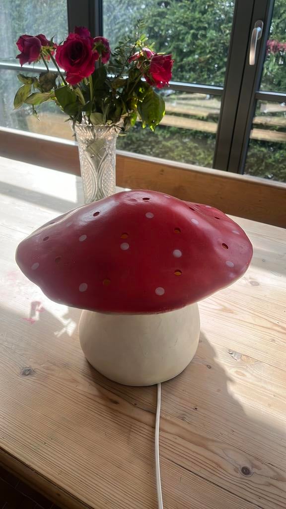 Heico paddenstoel licht kinderkamer, Ophalen, Gebruikt