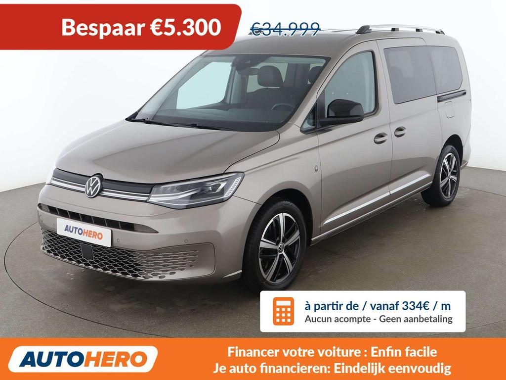 Volkswagen Caddy 1.5 TSI Style Maxi (bj 2023, automaat), Auto's, Volkswagen, Overige kleuren, 7 zetels, 159 g/km, 5 deurs