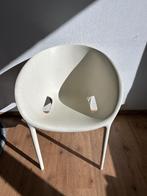 Witte kuipstoelen 4 stuks, Huis en Inrichting, Stoelen, Ophalen, Kunststof, Gebruikt, Wit