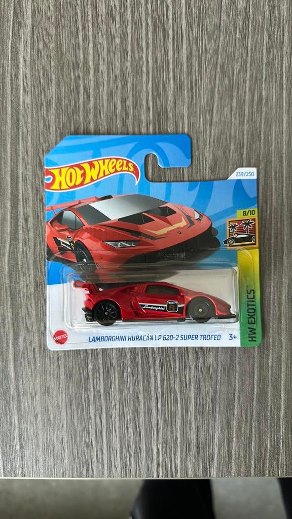 Lamborghini Huracan LP 620-2 super trofeo hot wheels, Ophalen of Verzenden, Nieuw, Auto