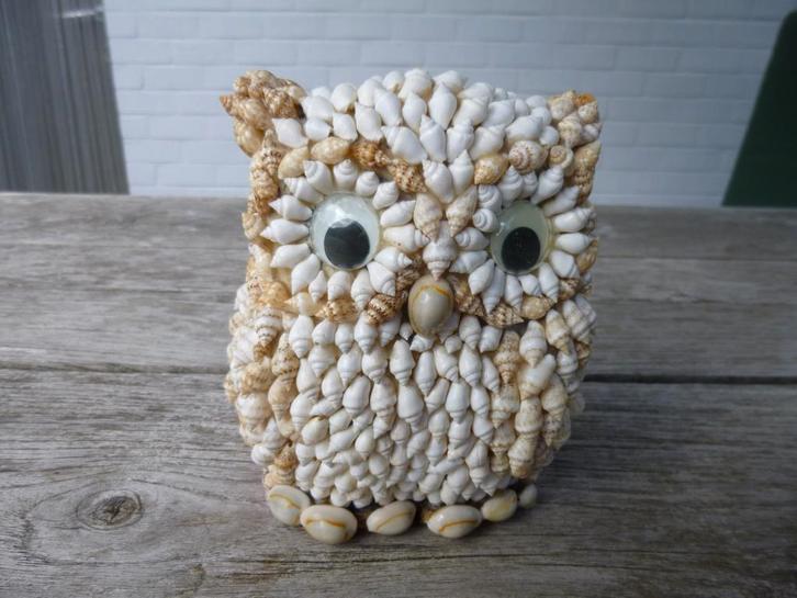 Schattige vintage uil., Verzamelen, Beelden en Beeldjes, Gebruikt, Ophalen