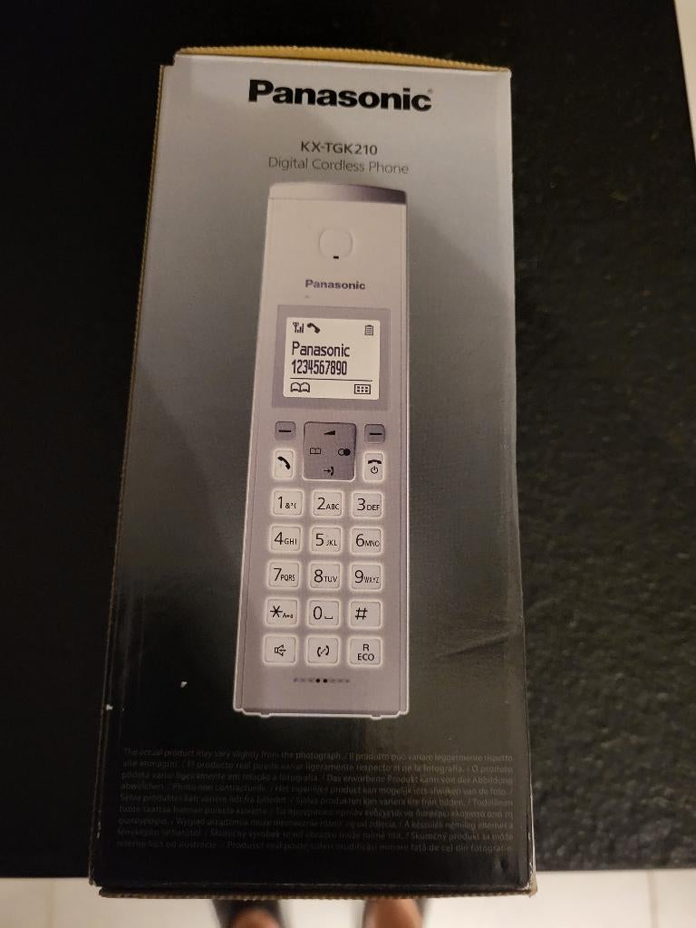 TELEFOON PANASONIC, Ophalen, Zo goed als nieuw, 1 handset, Stralingsarm