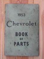 Book of parts CHEVROLET TWO-TEN 1953, Enlèvement ou Envoi