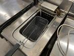 RVS friteuse Metos professioneel, Elektronische apparatuur, Frituurpannen, 4 liter of meer, Ophalen, Gebruikt