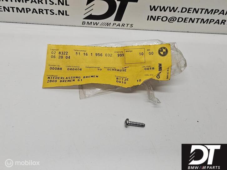 Torx bolt ST4,2X16 BMW E34 E39 E32 E38 E31 51161956032, Autos : Pièces & Accessoires, Autres pièces automobiles, Neuf, Enlèvement ou Envoi