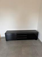 Meuble TV noir, Maison & Meubles, Enlèvement, Comme neuf
