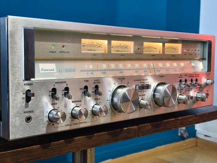 Sansui G-8000 monster receiver ! Etat collector !, TV, Hi-fi & Vidéo, Amplificateurs & Ampli-syntoniseurs, Comme neuf, Stéréo