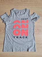 Chemise grise à découpes - tailles 152-158, Enfants & Bébés, Vêtements enfant | Taille 158, Enlèvement ou Envoi, Chemise ou À manches longues