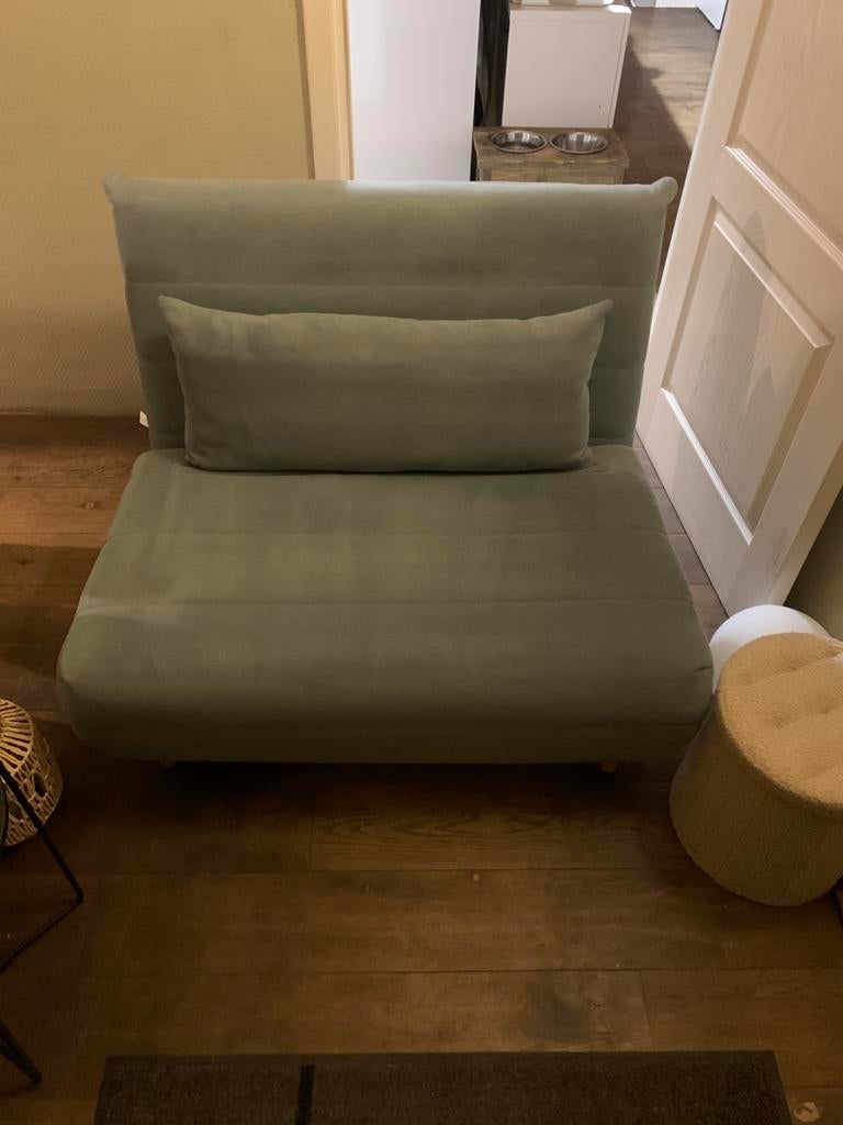 Canapé-lit monoplace Nio Sea Green avec système de clic, Enlèvement, Comme neuf
