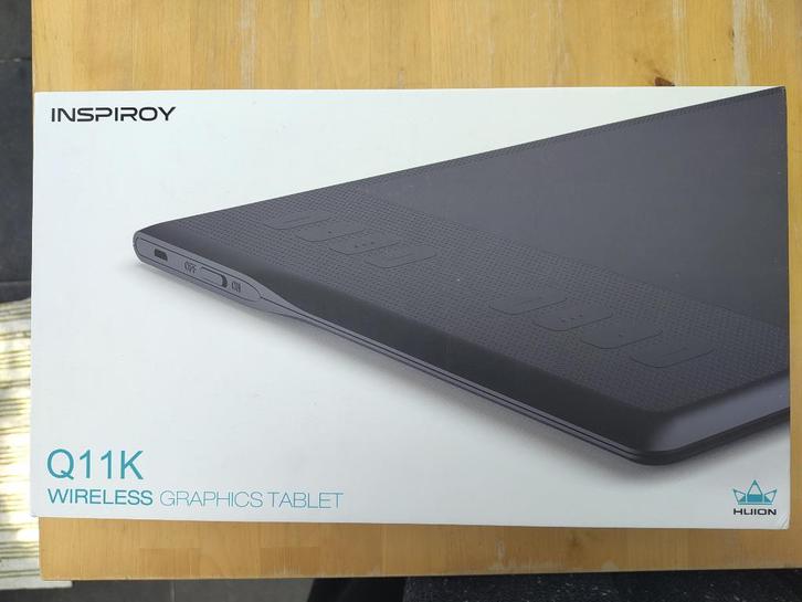 Tablette graphique Huion Inspiroy Q11K, Informatique & Logiciels, Tablettes graphiques, Utilisé, Filaire, Enlèvement