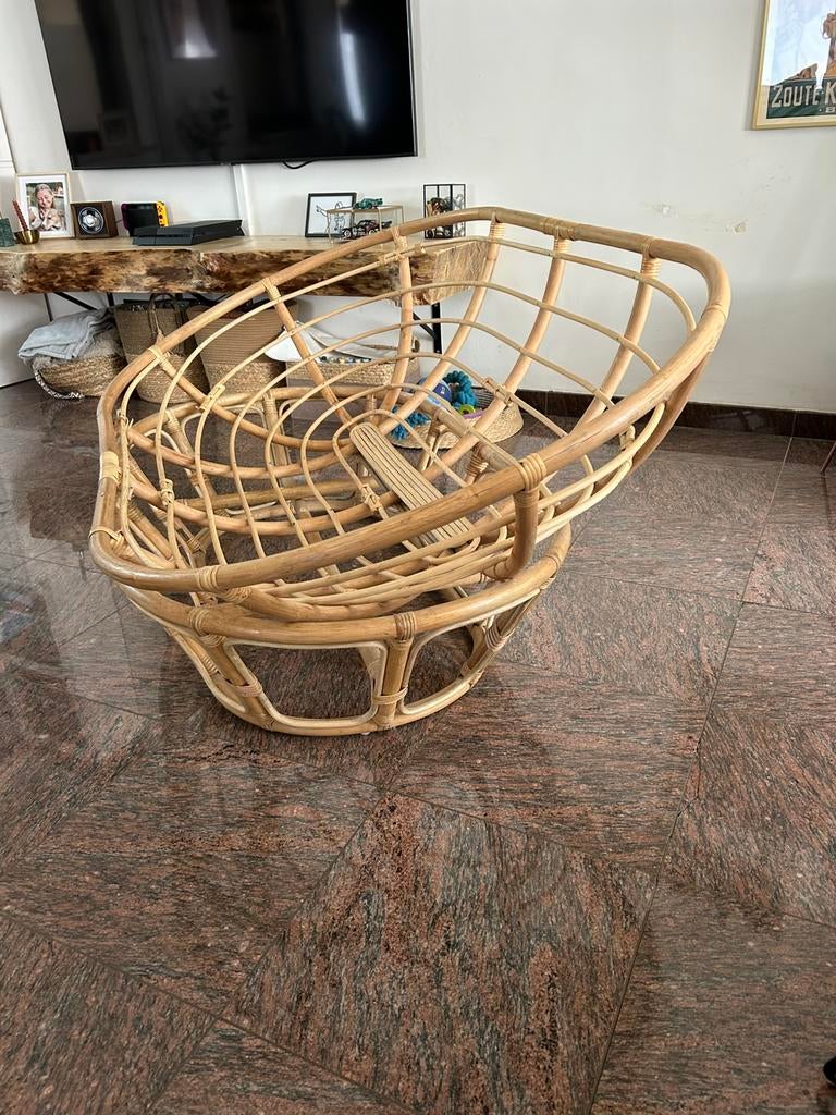 Lig/zetel mand zonder kussen, Huis en Inrichting, Ophalen, Gebruikt, Hout