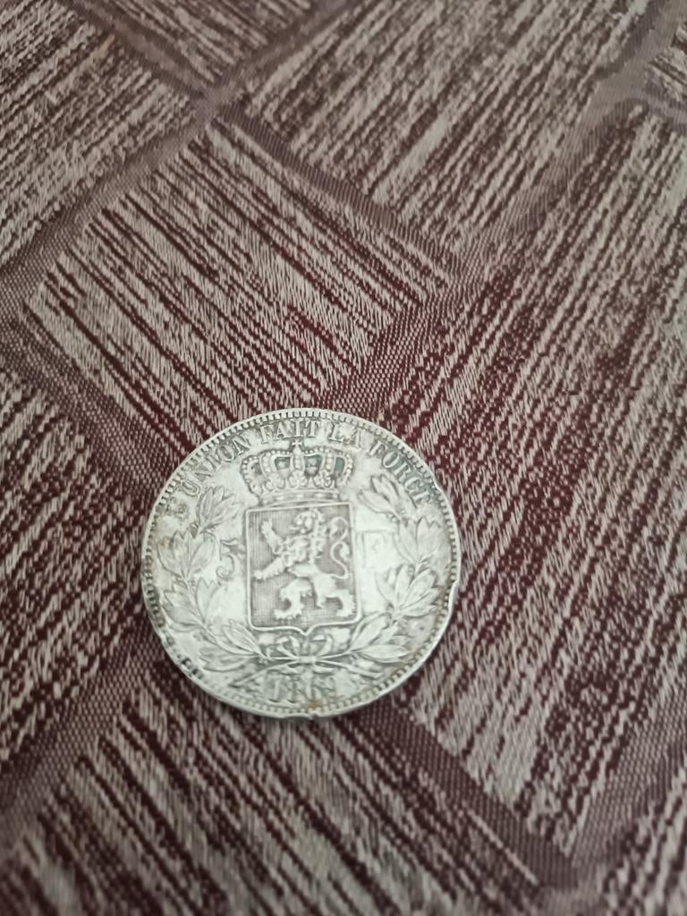 Oud geldstuk Leopold II  van 1860, Postzegels en Munten, Munten | Nederland, Ophalen