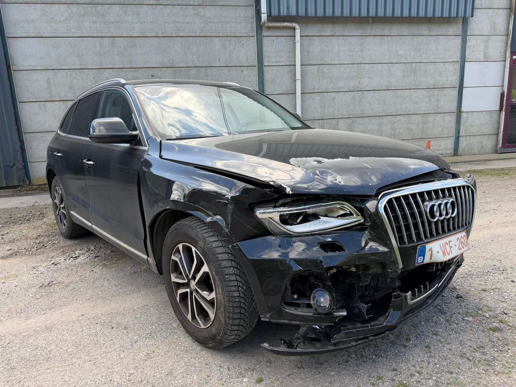 AUDI Q5 2.0TDI 10/2016 crashte, Auto's, Audi, Voorwielaandrijving, 4 cilinders, Zwart, Bedrijf