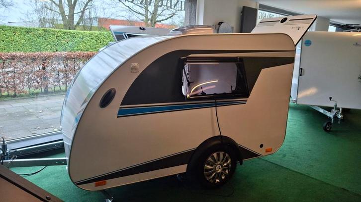 Teardrop Mini TOMMY tomplan- 750 KG, Caravans en Kamperen, Caravans, Particulier, tot en met 2, tot 500 kg, Overige merken, Lengtebed