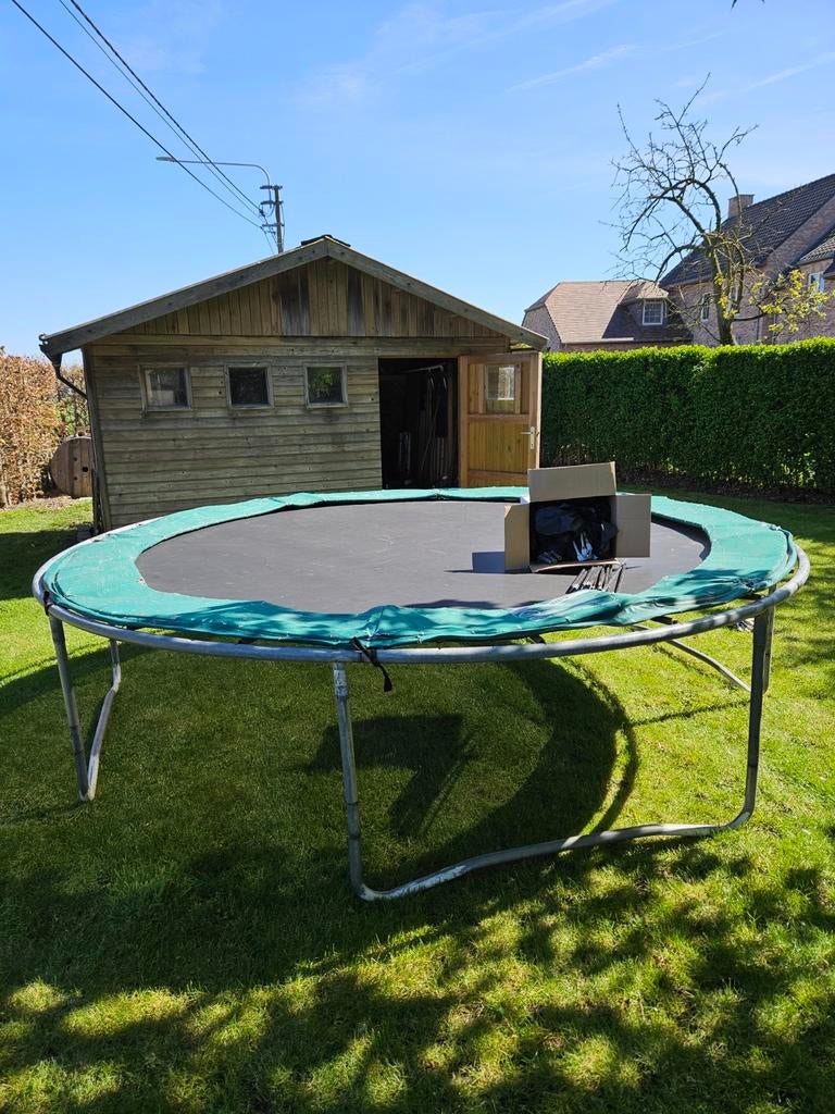 Trampoline 366 cm, Ophalen, Gebruikt