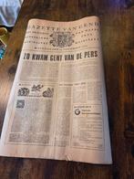 Kranten uit de oorlog, Collections, Revues, Journaux & Coupures, Enlèvement