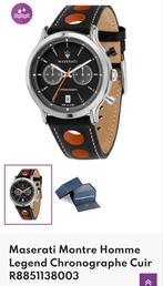 Mazerati horloge voor heren, Leer