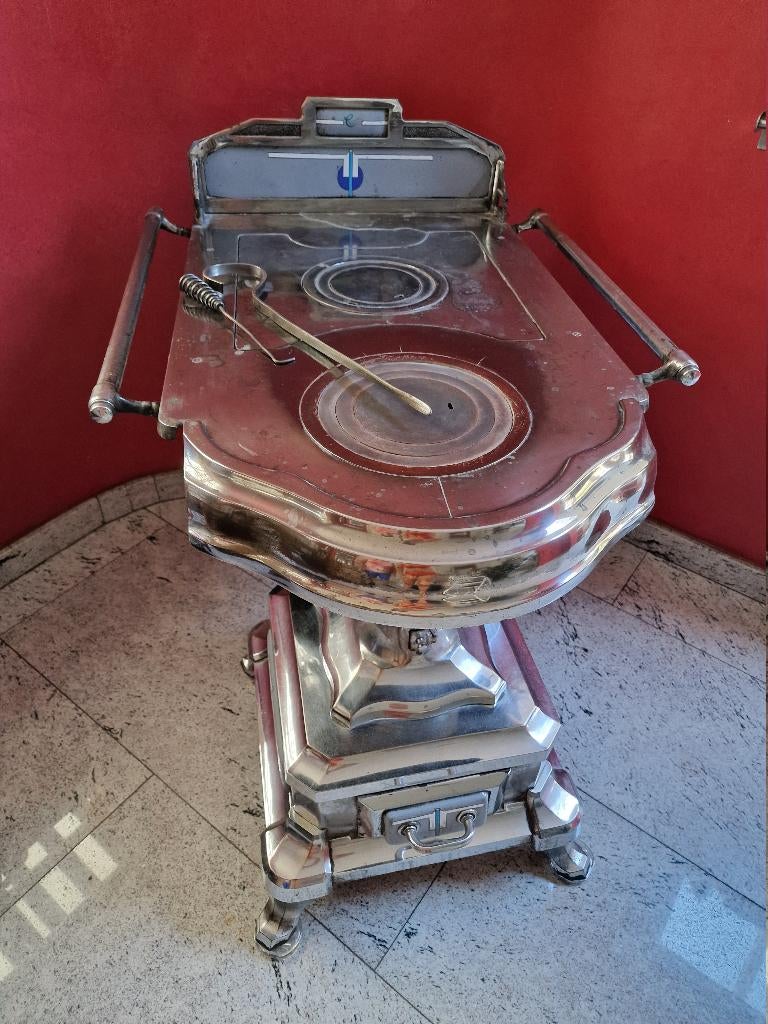 Leuvense stoof + kolenbus en kolen, Autres carburants, Poêle à charbon, Enlèvement, Utilisé