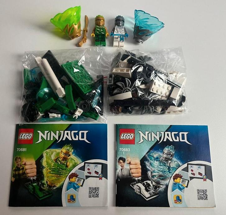 Lego Ninjago - Allerlei Spinners, Kinderen en Baby's, Speelgoed | Duplo en Lego, Zo goed als nieuw, Lego, Complete set, Ophalen