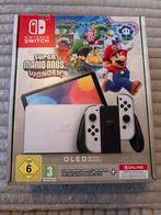 Nintendo Switch OLED + Super Mario Bros. (als nieuw!), Ophalen of Verzenden, Switch OLED