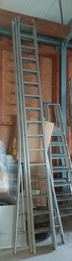 Driedelige ladder, Ophalen, Gebruikt, Ladder, Opvouwbaar of Inschuifbaar