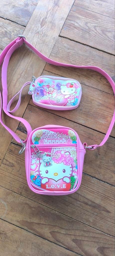 Hello kitty echt leder, Ophalen