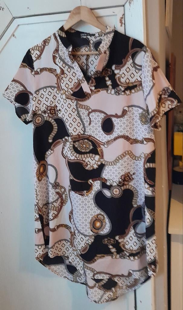 Prachtig jurkje large Shien., Shein, Ophalen of Verzenden, Zo goed als nieuw, Maat 42/44 (L)