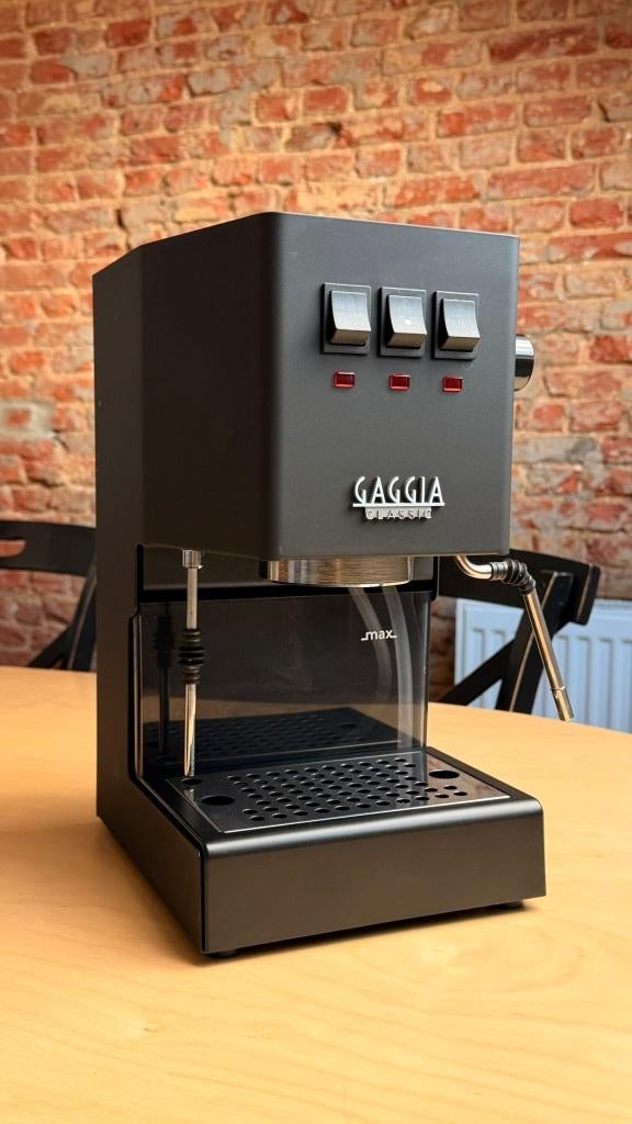 Gaggia Classic pro, Elektronische apparatuur, Koffiezetapparaten, Ophalen, Zo goed als nieuw, Espresso apparaat, Afneembaar waterreservoir