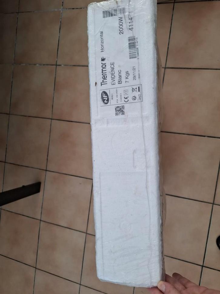 Radiateur Thermor Évidence 2000w, Bricolage & Construction, Chauffage & Radiateurs, Neuf, Radiateur, 800 watts ou plus, 30 à 80 cm