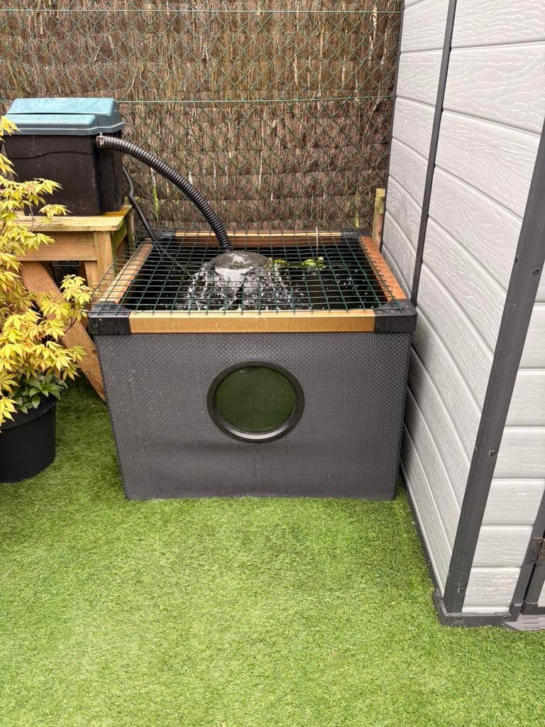 Bovengrondse vijver met kijkramen te koop, Tuin en Terras, Ophalen, Gebruikt