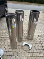 Tubage cheminée en Inox Poujoulat, Bricolage & Construction, Inox, 80 mm ou plus, Buse droite, Enlèvement