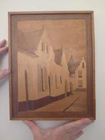 Brugse huisjes marqueterie, Ophalen of Verzenden