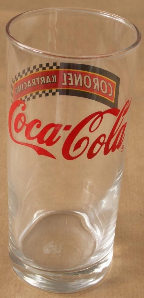 Verre à Coca Cola de Coronel Kartracing avec le texte Coca-C, Enlèvement ou Envoi, Neuf
