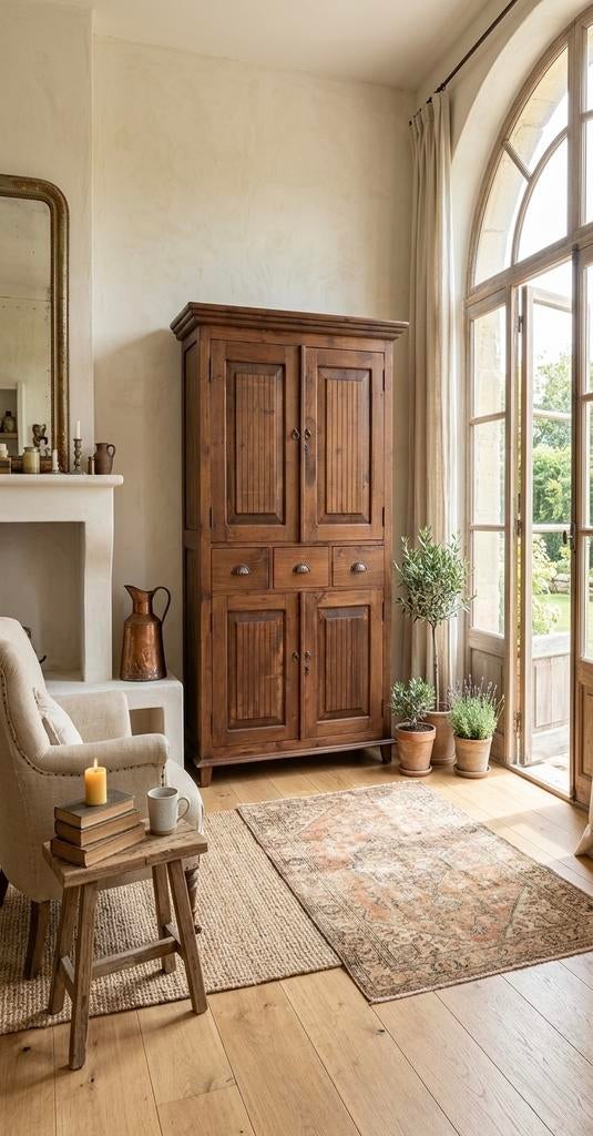 Teak wandkast buffetkast keukenkast (gratis bezorgd ), Huis en Inrichting, Kasten | Wandmeubels, Nieuw, 150 tot 200 cm, Minder dan 150 cm