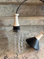 Vintage plafondlamp glas, Enlèvement ou Envoi