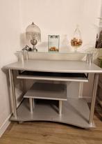 Grijze bureau computer tafel, Huis en Inrichting, Bureaus, Ophalen, Bureau