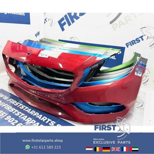 W176 BUMPER Facelift AMG VOORBUMPER 2013-2019 ROOD WIT ZWART, Auto-onderdelen, Carrosserie, Bumper, Mercedes-Benz, Voor, Gebruikt