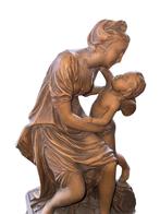 Statue en Plâtre de Falconet : L'Amour Embrassant l'Amitié, Enlèvement ou Envoi