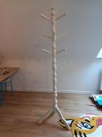 Houte kapstok wit, Huis en Inrichting, Woonaccessoires | Kapstokken, Ophalen, Zo goed als nieuw