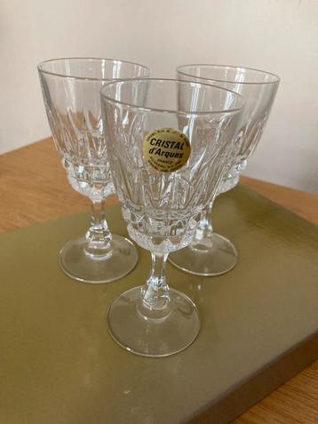  Cristal d’Arques Paris Pompadour aperitiefglazen beschikbaar voor biedingen