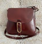 DELVAUX bordeauxrode leren schoudertas, Handtassen en Accessoires, Ophalen of Verzenden, Zo goed als nieuw, Leer
