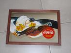 coca cola spiegel 49 cm x 34 cm, Verzamelen, Ophalen of Verzenden, Gebruikt, Reclamebord
