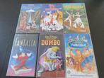 VHS / DISNEY - FANTASIA * DUMBO * HERCULE * 101 / VF, CD & DVD, Tous les âges, Utilisé, Enlèvement ou Envoi, Dessins animés et Film d'animation