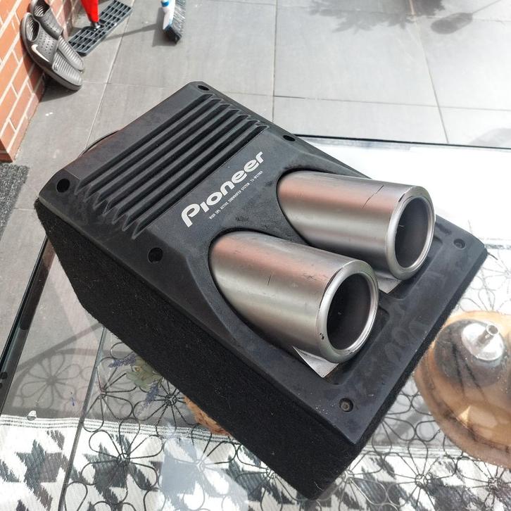 Pioneer Subwoofer met Kabels, Auto diversen, Autospeakers, Zo goed als nieuw, Ophalen