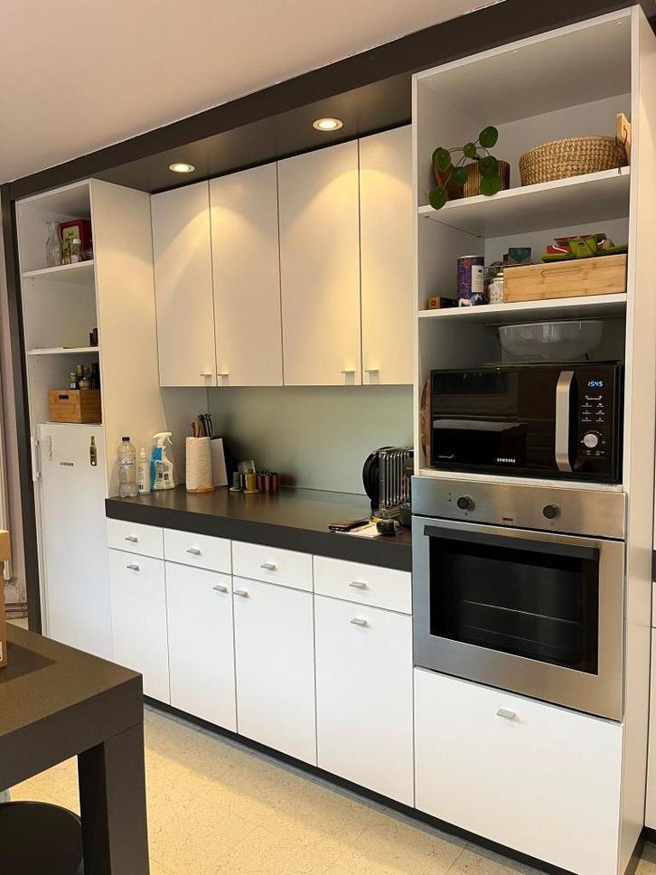 Keuken, Huis en Inrichting, Keuken | Complete keukens, Gebruikt, Dubbelwandige keuken, Grijs, Overige materialen, Ophalen