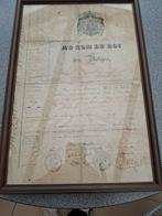 Reispaspoort 1850 naar Parijs of vrijgeleide, Antiek en Kunst, Ophalen of Verzenden
