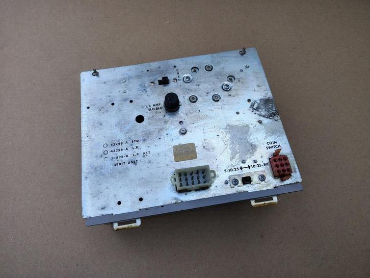 Credit Unit Rock-Ola 437/ Ultra (1968) jukebox, Verzamelen, Automaten | Jukeboxen, Verzenden