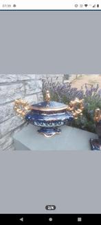 Italiaanse Cobalt blauwe vaas met deksel, Ophalen